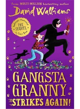 现货 Gangsta Granny Strikes Again!  大卫威廉姆斯 David Walliams  大盗奶奶又来了 儿童读物   英文原版