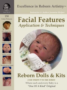 按需印刷不退不换 Facial Features for Reborning Dolls & Reborn Doll K