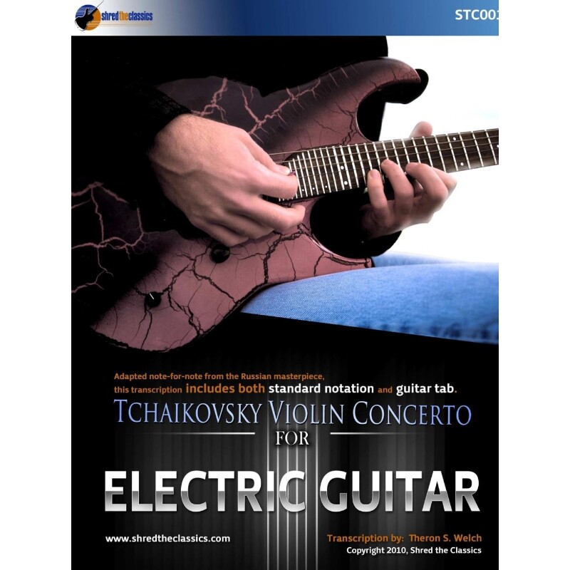 按需印刷Tchaikovsky Violin Concerto in D - for Electric Guitar[9781257086436]