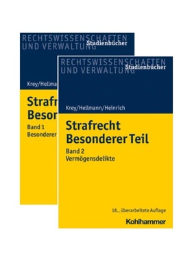 预订【德语】Strafrecht - Besonderer Teil Bd. 1 + Bd. 2 - Paket:Bd. 1: Besonderer Teil ohne Verm?gensdelikte und Bd. 2: V