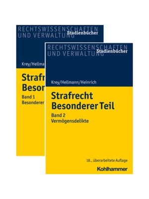 预订【德语】Strafrecht - Besonderer Teil Bd. 1 + Bd. 2 - Paket:Bd. 1: Besonderer Teil ohne Verm?gensdelikte und Bd. 2: V