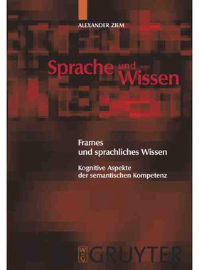 按需印刷DEG Frames und sprachliches Wissen[9783110202755]