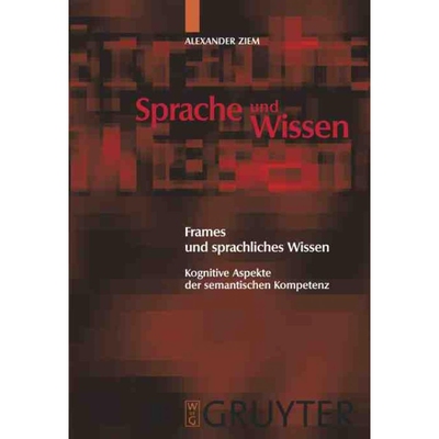 按需印刷DEG Frames und sprachliches Wissen[9783110202755]