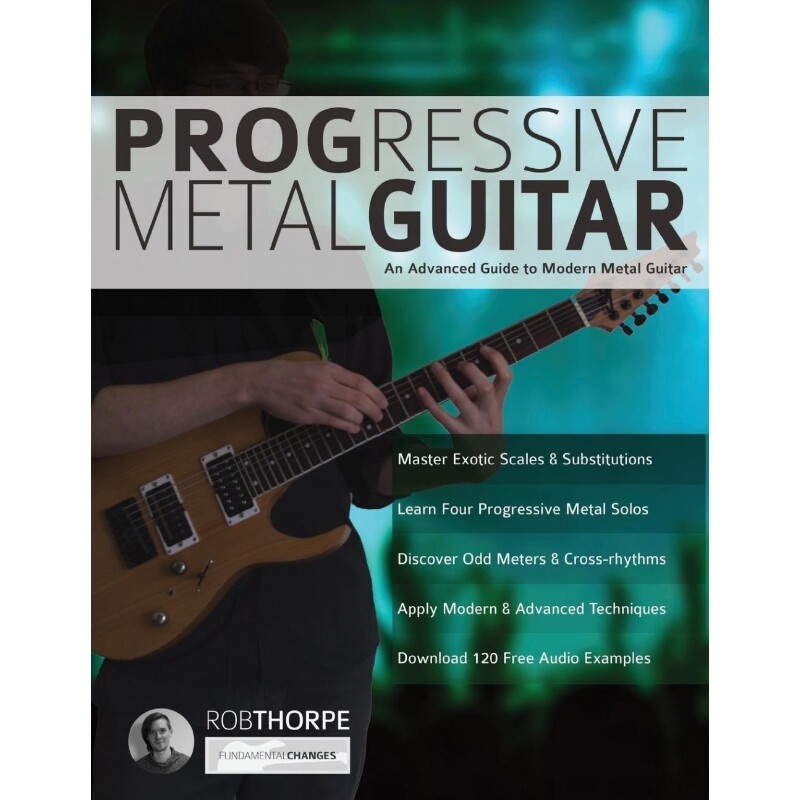 按需印刷不退不换Progressive Metal Guitar[9781911267287]