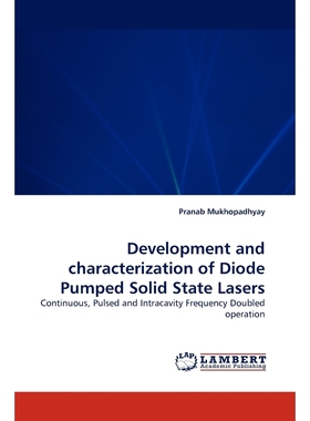 按需印刷Development and Characterization of Diode Pumped Solid State Lasers[9783843393980]