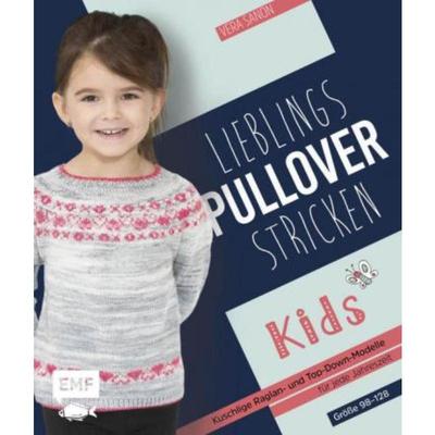 预订【德语】 Lieblingspullover stricken für Kids:Kuschlige Raglan- und Top-Down-Modell