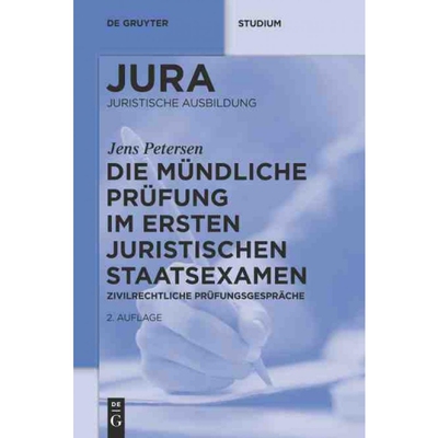 按需印刷不退不换DEG Die mündliche Prüfung im ersten juristischen Staatsexamen[9783110279849]