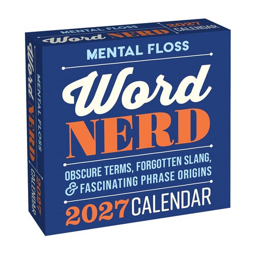 现货 2027年日历文字达人 Word Nerd 2027 Day-To-Day Calendar 英文原版 上海外文 9798881608118