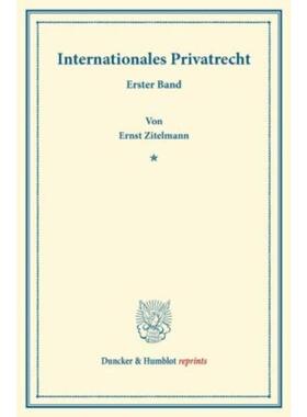 预订不退不换德语 Internationales Privatrecht.:Erster Band.