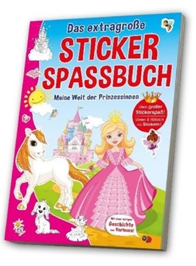 预订【德语】 Das extragroße Stickerspaßbuch - Meine Welt der Prinzessinnen[4019393910915]