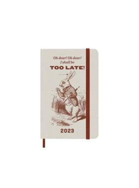 预订【德语】 Moleskine 12 Monate Wochen Notizkalender - Alice Im Wunderland 2023, P[8056598852967]