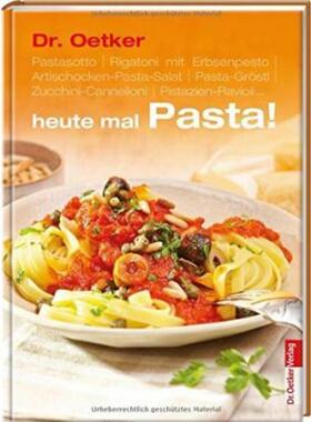 预订不退不换德语 Dr. Oetker heute mal Pasta!:Pastasotto, Rigatoni mit Erbsenpesto, Artisch