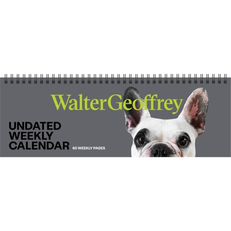 预订Walter Geoffrey Perpetual Undated Weekly Desk Pad Calendar[9781524867157]