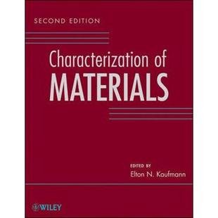 预订Characterization Volume Set Materials