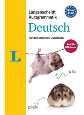 预订不退不换德语 Langenscheidt Kurzgrammatik Deutsch - Buch mit Download[9783125631069]