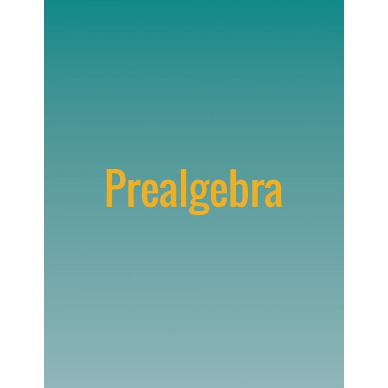 按需印刷不退不换Prealgebra[9781680920352]