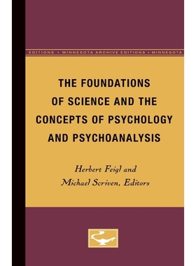 按需印刷The Foundations of Science and the Concepts of Psychology and Psychoanalysis[9780816657605]