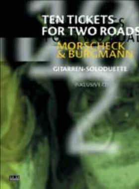 预订【德语】 Ten Tickets For Two Roads:Gitarren-Soloduette