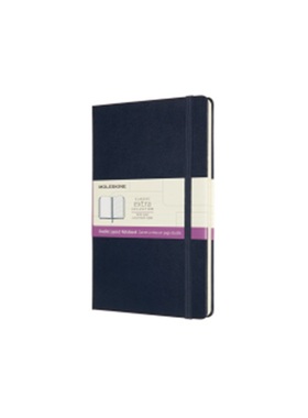 预订【德语】 Moleskine Notizbuch - Doppelte Lineatur, Large/A5, Liniert-Blanko, Sap[8056420852967]