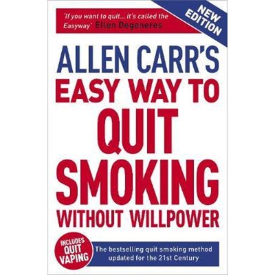 预订不退不换Allen Carr's Easy Way to Quit Smoking Without Willpower - Includes Quit Vaping:The Best-selling Quit Smoking