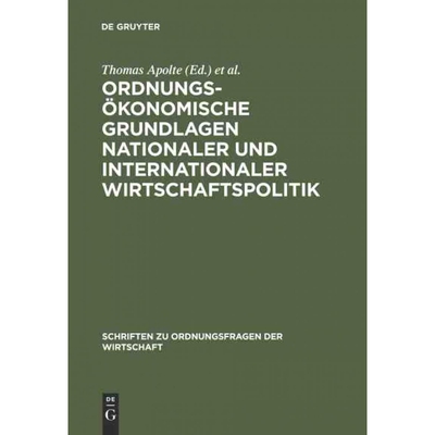 按需印刷不退不换DEG Ordnungs?konomische Grundlagen nationaler und internationaler Wirtschaftspolitik[9783828202931]