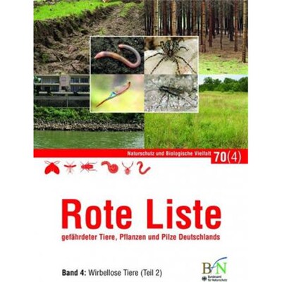 预订不退不换德语 Rote Liste gef?hrdeter Tiere, Pflanzen und Pilze Deutschlands. Tl.2:Wirbellose Tiere