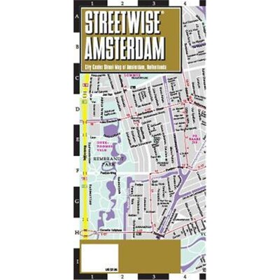 预订Streetwise Amsterdam Map - Laminated City Center Street Map of Amsterdam, Netherlands