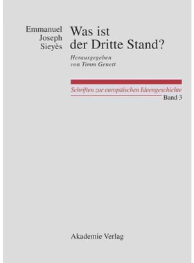 按需印刷DEG Was ist der Dritte Stand? Ausgew?hlte Schriften[9783050045610]