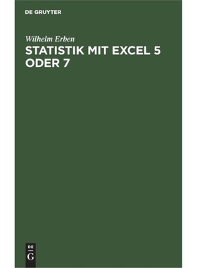 预订【德语】 Statistik mit Excel 5 oder 7:Lehr- und ub