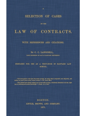 按需印刷A Selection of Cases on the Law of Contracts with References and Citations[9781584770015]