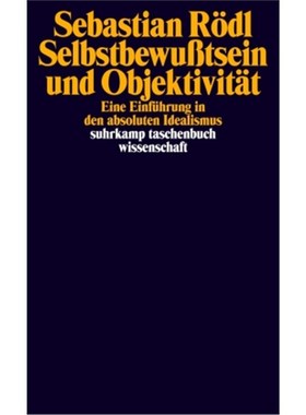 预订【德语】Self-Consciousness and Objectivity:
