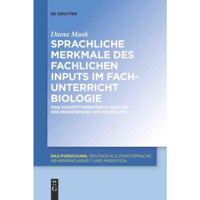 按需印刷DEG Sprachliche Merkmale des fachlichen Inputs im Fachunterricht Biologie[9783110684988]