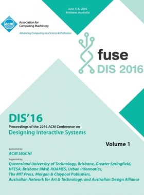 按需印刷不退不换DIS 2016 Designing Interactive Interfaces Conference Vol 1[9781450345972]