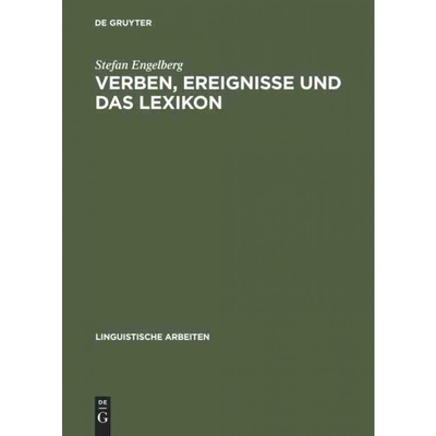 按需印刷DEG Verben, Ereignisse und das Lexikon[9783484304147]