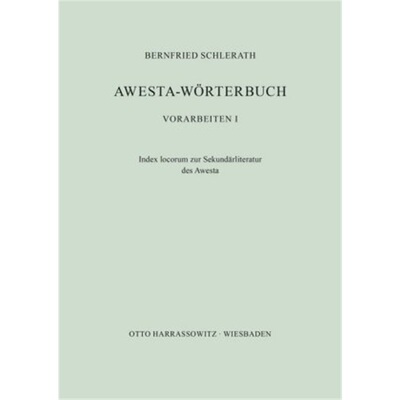 预订【德语】Awesta-Worterbuch[9783447008037]
