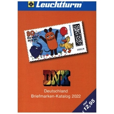 预订【德语】 Deutschland Briefmarken-Katalog DNK 2022[4004117606908]