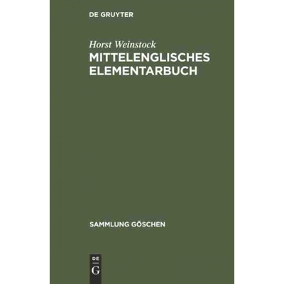 按需印刷不退不换DEG Mittelenglisches Elementarbuch[9783111009056]