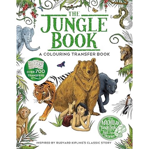 现货The Jungle Book: A Colouring Transfer Book[9781509890729]