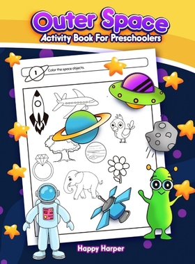 按需印刷Outer Space Activity Book For Preschoolers[9781989968222]