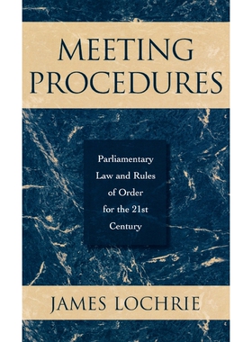 按需印刷不退不换Meeting Procedures[9780810844230]