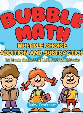 预订Bubble Math Multiple Choice Addition and Subtraction - 1st Grade Math Book | Children's Math Books
