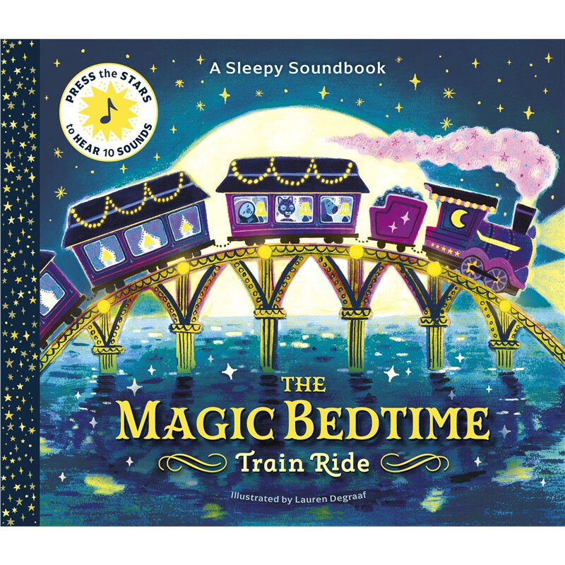 现货 入睡声音书:神奇的睡前火车之旅 A Sleepy Soundbook: The Magic Bedtime Train Ride 英文原版 上海外文 9781805703273