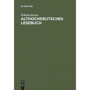 按需印刷不退不换DEG Althochdeutsches Lesebuch[9783484107076]