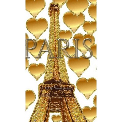 按需印刷Paris gold  glitter Hearts  eiffel Tower creative blank journal[9781714289561]