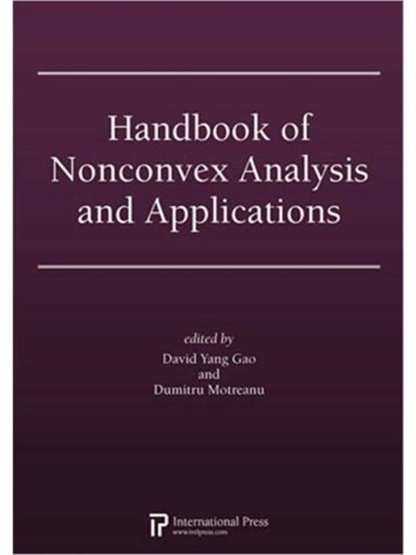 预订Handbook of Nonconvex Analysis and Applications