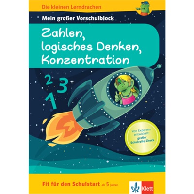 预订【德语】 Mein großer Vorschulblock Zahlen, logisches Denken, Konzentration[9783129496299]