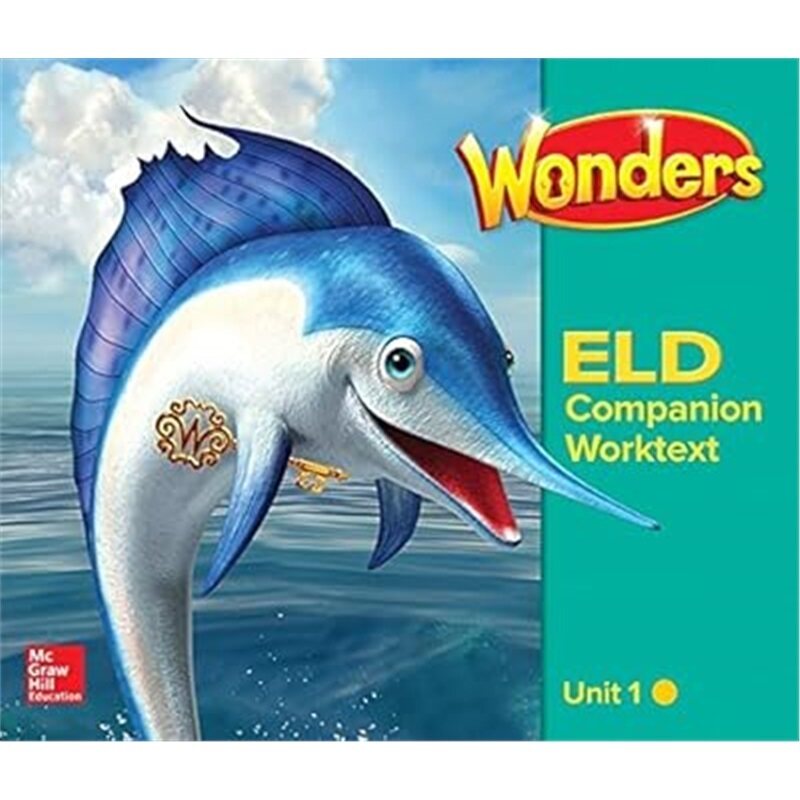 现货 美国加州教材 Reading Wonders ELD Grade 2 Unit 1 Companion Worktext Beginning[9780021310944]