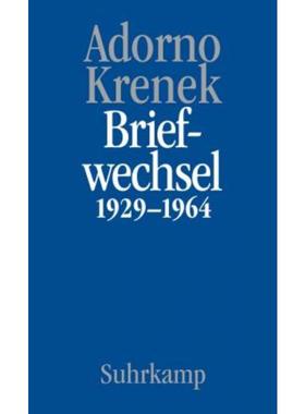 预订【德语】 Briefe und Briefwechsel:Band 6: Theodor W. Adorno/Ernst Krenek. Briefwech