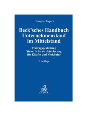 预订【德语】Beck'sches Handbuch Unternehmenskauf im Mittelstand: