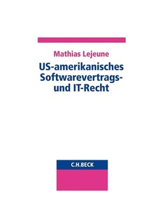 amerikanisches Softwarevertrags und 预订 Recht Praxishandbuch 德语